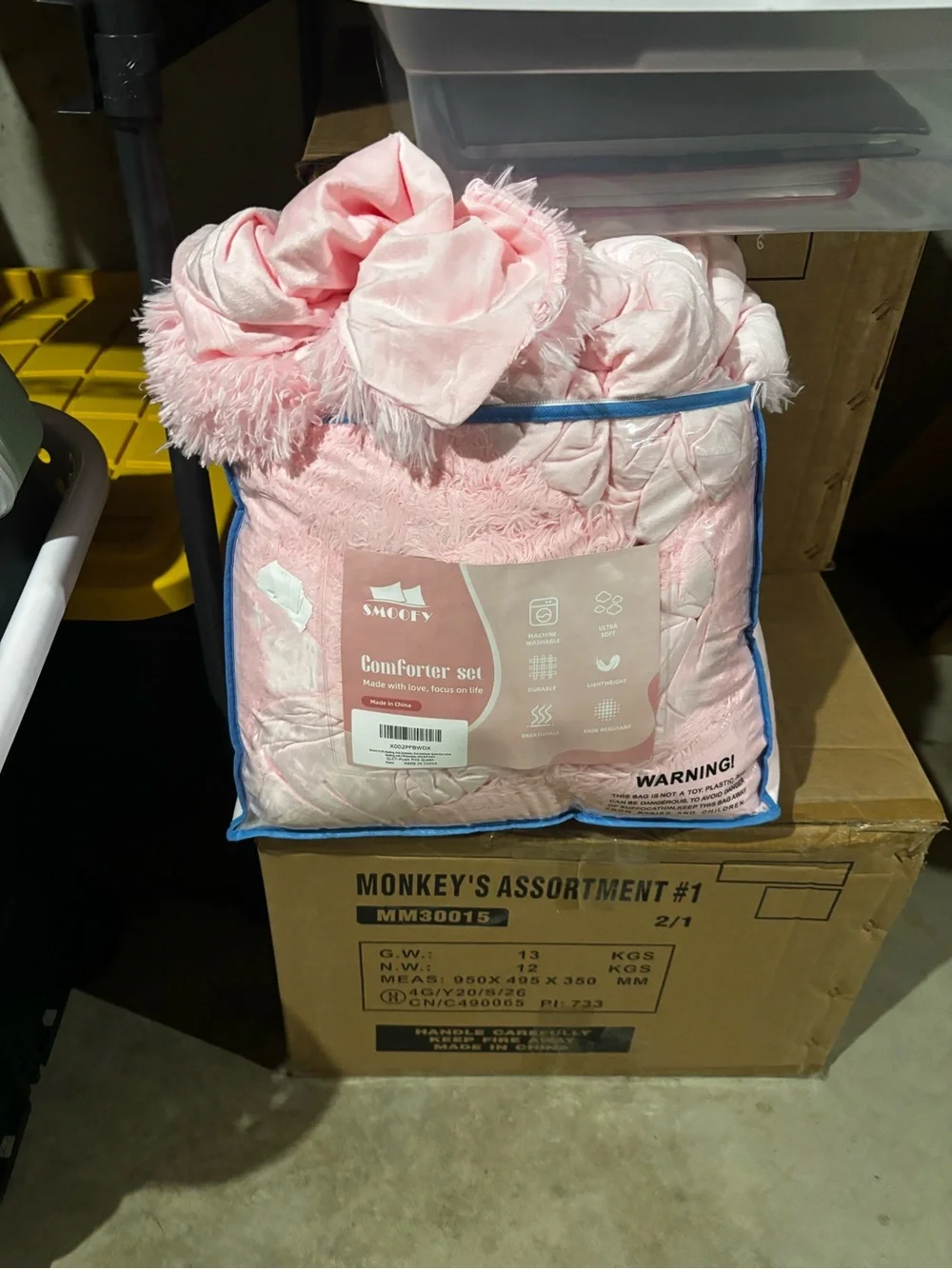 Pink Comforter Set - Soft Plush Bedding